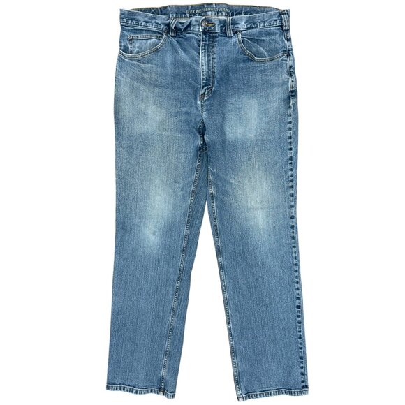 Men's DULUTH TRADING DuluthFlex Weekender Ballroom Relaxed Jeans | Size 36x32 - Picture 1 of 9